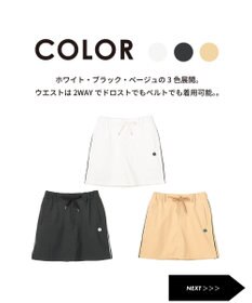 PW CIRCULUS 【WOMEN】サイドボタン デザインスカート ゴルフウェア レディース