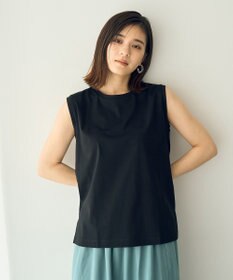 YECCA VECCA コットンスムースノースリーブトップス