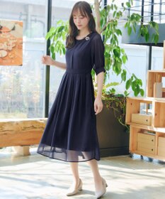 Tiaclasse 【新色追加】シフォンワンピース