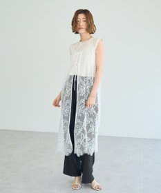 YECCA VECCA コットンスムースノースリーブトップス