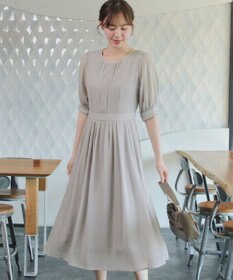 Tiaclasse 【新色追加】シフォンワンピース