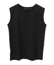 YECCA VECCA コットンスムースノースリーブトップス