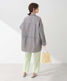 Green Parks ラメストライプタックシャツチュニック