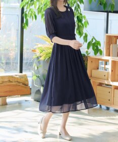 Tiaclasse 【新色追加】シフォンワンピース