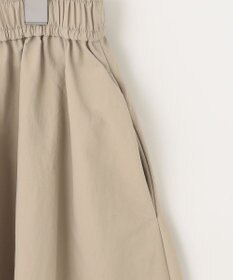 UNFILO 【洗える】撥水ナイロンタフタ ロングスカート