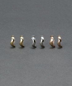 Phoebe 〈金属アレルギー対応/痛くないシリーズ〉リップルフープライトフィットイヤリング　ゴールド/ニッケルフリー
