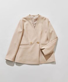 ANY SIS L 褒めらレディストレッチ カラーレス ジャケット