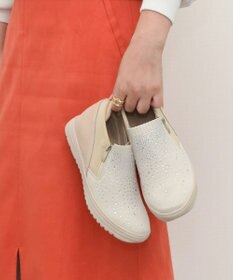 Bridget Birkin 【Round About】ラインストーンインヒールスニーカー