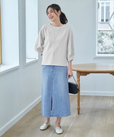 ANY 【WEB限定/洗濯機可/5色展開】サカリバタックスリーブプルオーバー