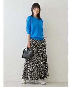 AMERICAN HOLIC ＵＶカットラグラン５分袖ニットプルオーバー