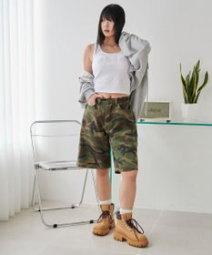 WEGO 【カップ付きインナー】ロゴスタッズカップインタンク