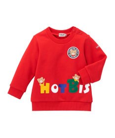 MIKI HOUSE HOT BISCUITS 【80-120cm】 立体ロゴ×キャラクタートレーナー