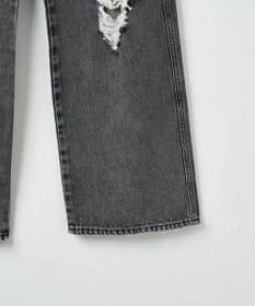 WEGO ヴィンテージウォッシュダメージデニムパンツ