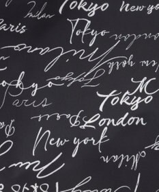 ICB 【A4サイズ収納可】5cityレタードプリント ショルダーバッグ