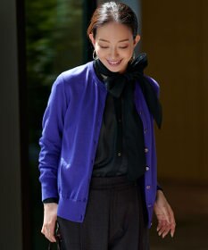 23区 S 【洗える】サステナブルウール ベーシック カーディガン