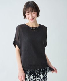 ANY ラミータッチオーバーニット