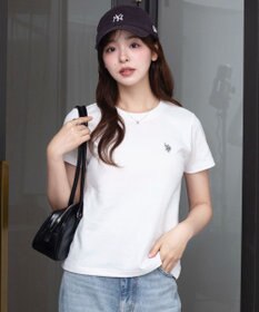 WEGO 【SMLサイズ展開】U.S. POLO ASSN.別注コンパクトTシャツ