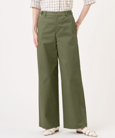 J.PRESS LADIES L 20チノストレッチ ストレート パンツ