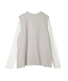 Green Parks ＳＥＴ２点　カットツイードベスト＋プルオーバー