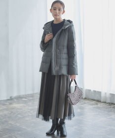 組曲 【8色展開・前後着用可】ウールカシミヤミックス パフスリーブ ニット