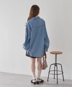 earth music&ecology 【予約】ウエスタンデニムシャツ