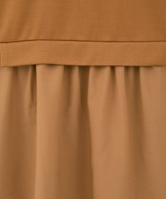 Green Parks ベスト風７分袖ドッキングプルオーバー