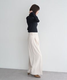 YECCA VECCA 金釦ワイドパンツ