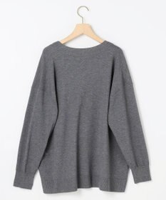 組曲 【加藤ローサさん着用 / 2WAY】スムースストレッチカシュクール カーディガン