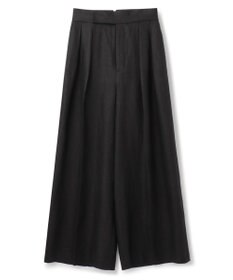 uncrave ヘリンボーン リネン ワイドパンツ（uncrave WHITE）