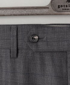 GOTAIRIKU 【Loro Piana Fabric】365 通年スーツ(グレーー×格子)