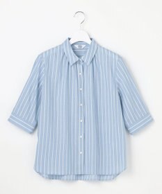 J.PRESS LADIES L 【シーンレスに活躍】セルロースカラミストライプ シャツ ブラウス