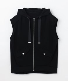 GRACE CONTINENTAL フードノースリーブ トップ