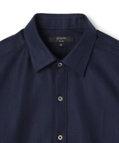 JOSEPH HOMME 【ドレスシャツ】ヘリンボンシャツ レギュラーカラードレスシャツ
