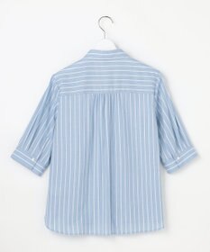 J.PRESS LADIES L 【シーンレスに活躍】セルロースカラミストライプ シャツ ブラウス