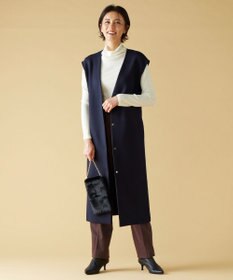 自由区 【2WAY】ライトウールダブルクロス ジャンパースカート