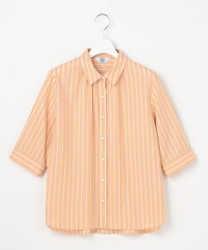 J.PRESS LADIES S 【シーンレスに活躍】セルロースカラミストライプ シャツ ブラウス