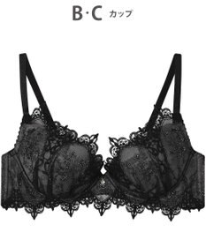 AMPHI ブラジャー 谷間メイク カップ上辺が浮きにくい Gカップまで対応 大きいサイズ 【Glama-Rich グラマリッチ ボリュームUPタイプ】 ブラ BYJ306 アンフィ／ワコール