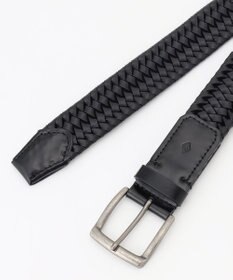 JOSEPH ABBOUD 【キングサイズ・伸びる/日本製】ストレッチレザー ベルト