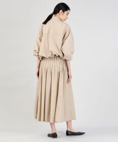 23区 【エステータ】エンシュクライト ピンタック フレアスカート