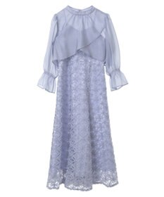 earth music&ecology SET2点シアーブラウス＋3Dレースワンピース