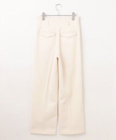 #Newans ハイウエスト2タックパンツ