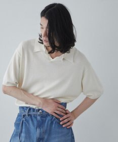 WEGO 【ユニセックス着用ITEM】スキッパーニットポロ