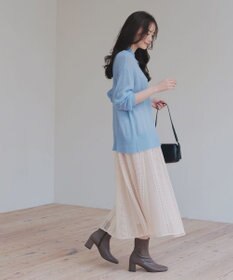 Tiaclasse 【洗える】シアープルオーバーニット