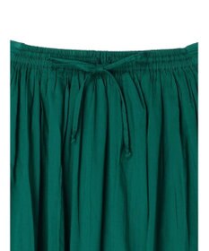 earth music&ecology コットンボイルボリュームスカート