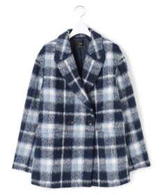 23区 【一部店舗限定】アルパカシャギーチェック コート