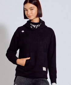 PW CIRCULUS 2025 NEW！【手洗い洗濯可】【WOMEN】スエードライク デタッチャブルフーディ ゴルフウェア レディース