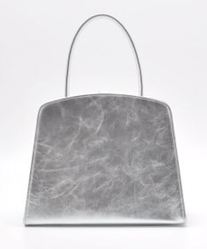 blancle メタリックレザー ワンハンドルフォーマルバッグ
