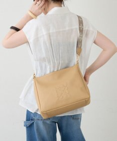 russet エンボスモノグラム2WAYショルダーバッグ(CE-1692)