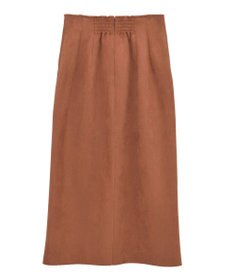 YECCA VECCA ハイウエストフェイクスエードスカート