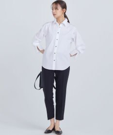 組曲 L 【WEB限定】ベーシックダブルクロス テーパードパンツ